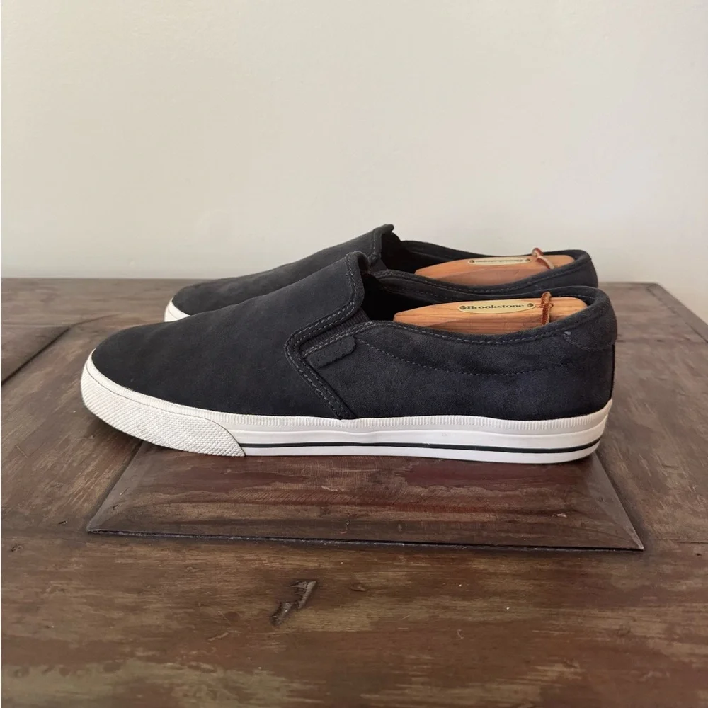Polo Ralph Lauren Vaughn Slip II‎ black suede slip on sneakers shoes men’s 13
